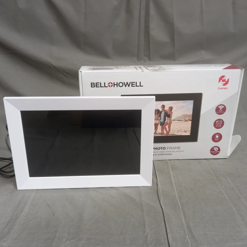 BOXED BELL HOWELL SMART PHOTO FRAME