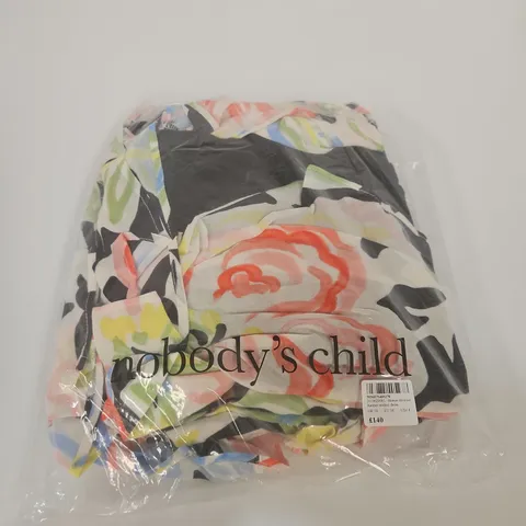 NOBODYS CHILD MANON ABSTRACT JUNIPER MIDAXI DRESS – UK 10