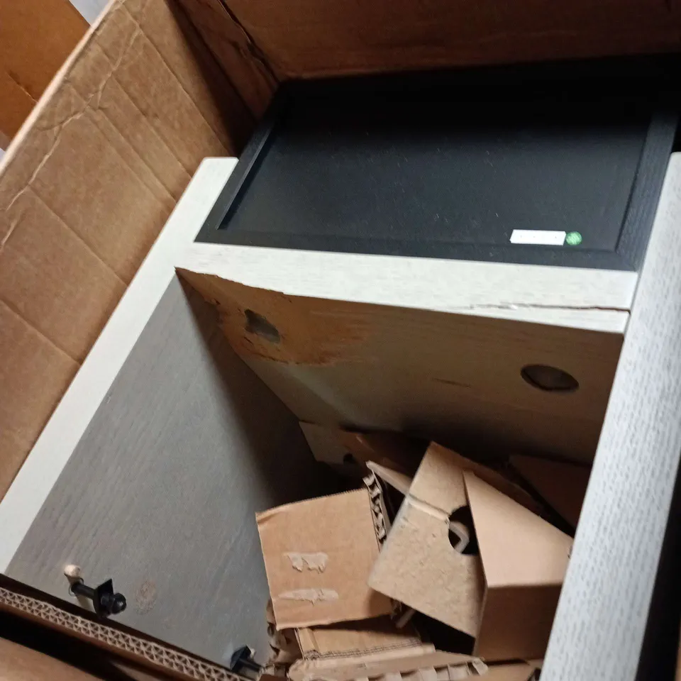 KELLY HOPPEN BEDSIDE CABINET - DAMAGED 