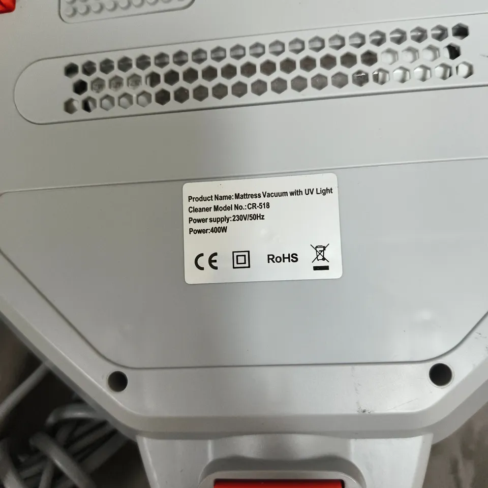 HOMESMART MATTRESS VACUUM WITH UV LIGHT CLEANER – CR-518