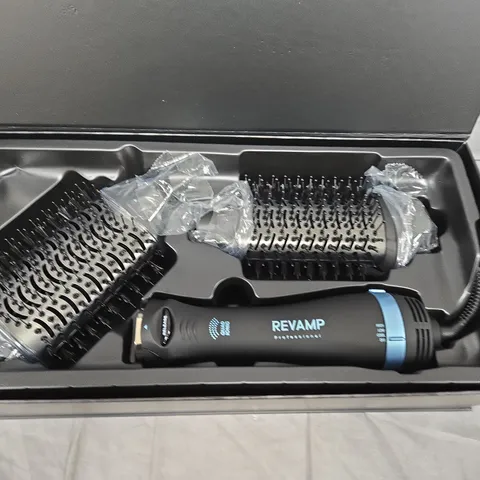 REVAMP PROGLOSS VOLUME & STYLE ALL-IN-ONE HAIR STYLER – BOXED (2 BRUSH ATTACHMENTS)