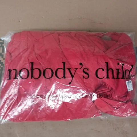BAGGED NOBODY'S CHILD MARCELINE MIDAXI DRESS IN RED SIZE UK 6