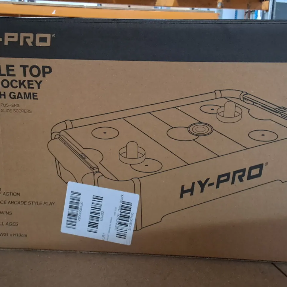 BOXED HY-PRO 20" TABLETOP AIR HOCKEY RRP £24.99