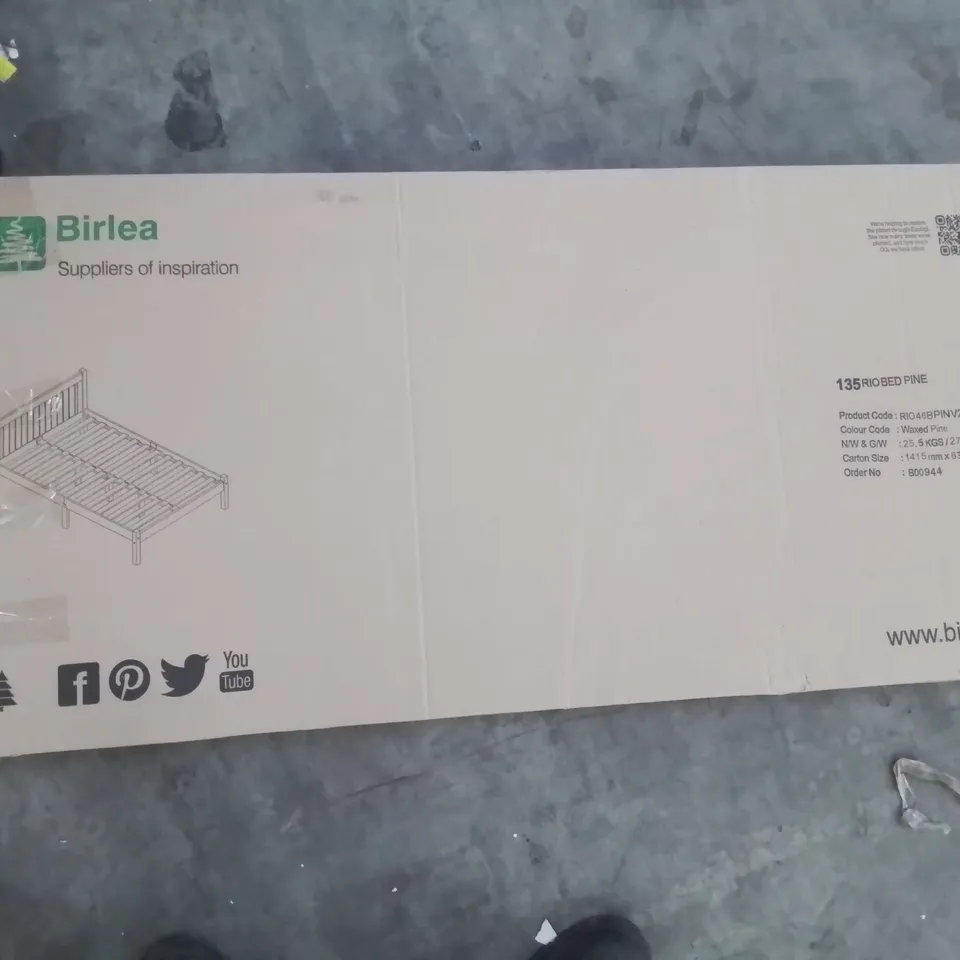 BOXED RIO PINE BED FRAME 