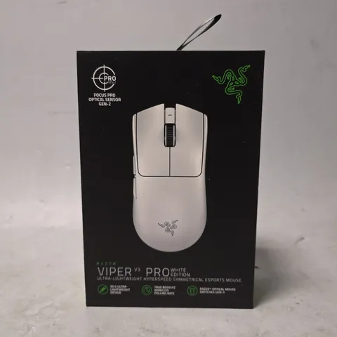 BOXED RAZER VIPER V3 PRO WHITE EDITION