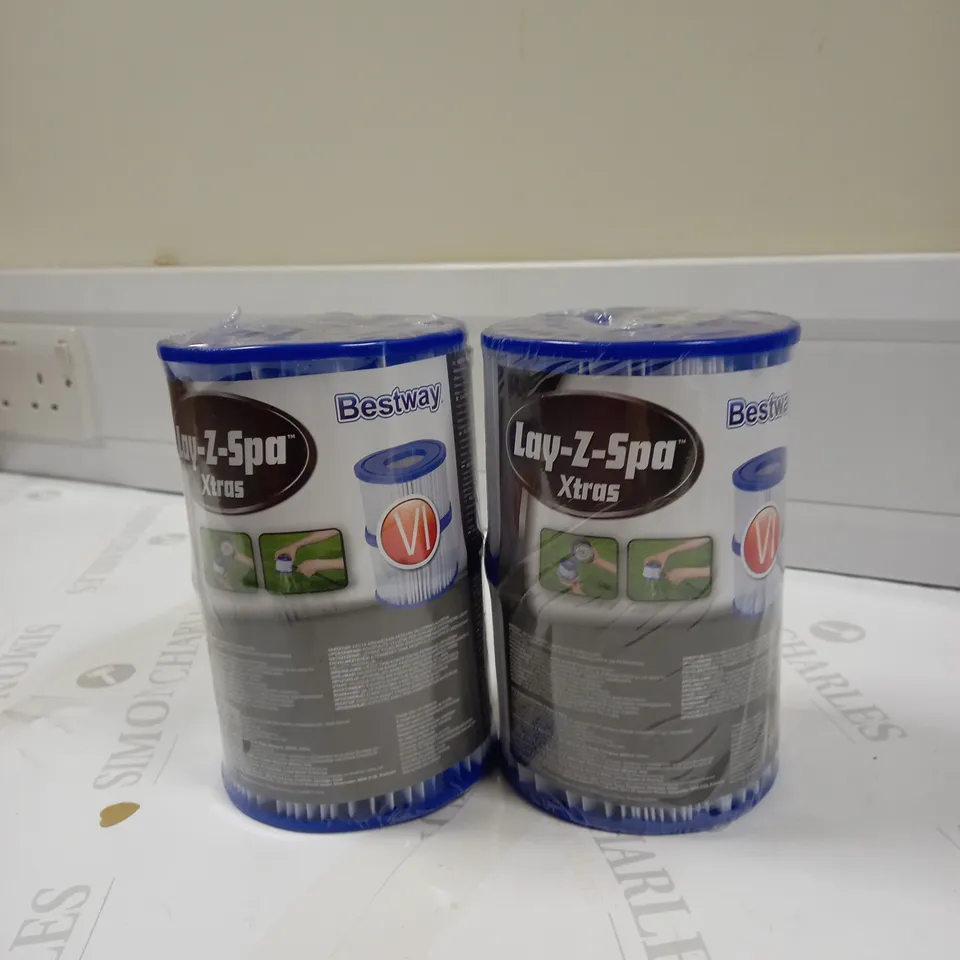LOT OF 2 LAY-Z-SPA HOT TUB FILTERS