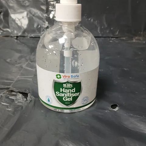LOT OF 12 VIRA SAFE HAND SANITISER GEL - 500ML PER BOTTLE