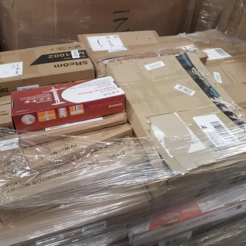 PALLET CONTAINING ASSORTED TV/MONITOR MOUNTS & BRACKETS