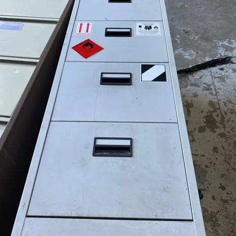 GREY 4-TIER FILING CABINET