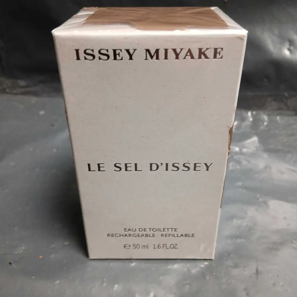BOXED ISSEY MIYAKE LE SEL D'ISSEY EAU DE TOILETTE 50ML
