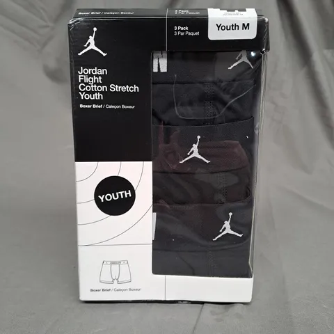 BOXED JORDAN FLIGHT STRETCH YOUTH BOXER BRIEF - YOUTH MEDIUM