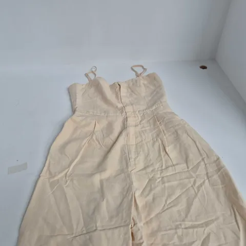 ZARA BEIGE STRAPPY MAXI DRESS, SIZE M (EU/US M), MADE IN MOROCCO