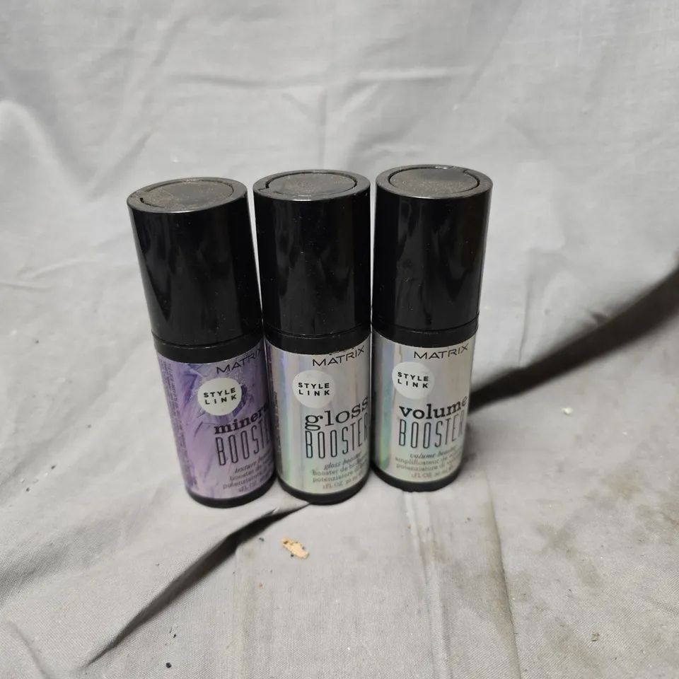 APPROXIMATELY 30 ASSORTED MATRIX PRODUCTS TO INCLUDE VOLUME BOOSTER, GLOSS BOOSTER, MINERAL BOOSTER