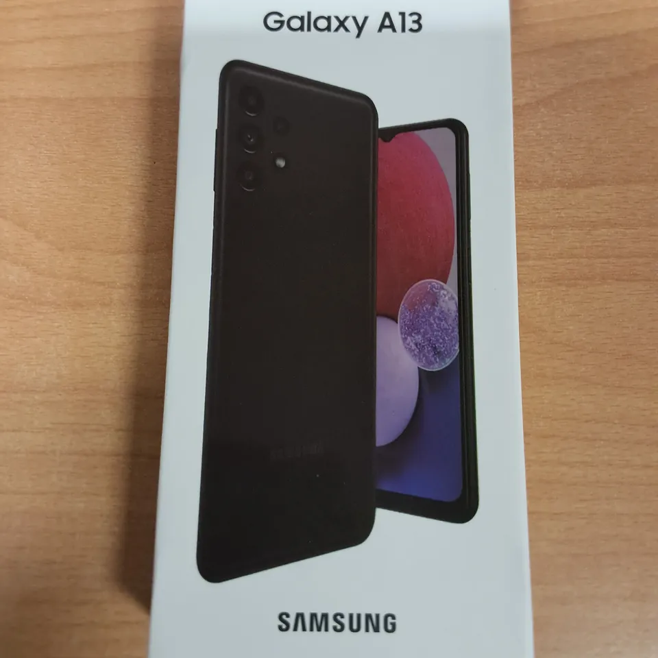 BOXED SAMSUNG GALAXY A13 64GB IN BLACK - SM-A137F