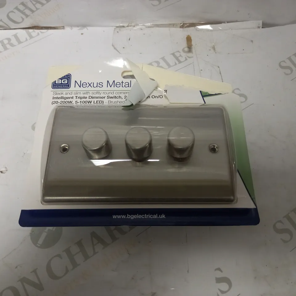 BG ELECTRICAL NEXUS METAL DIMMER SWITCH