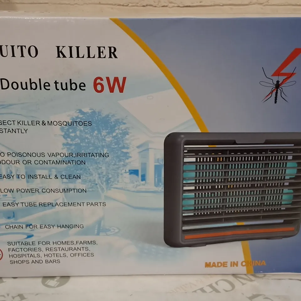 BOXED MOSQUITO KILLER 6W LED DOUBLE TUBE