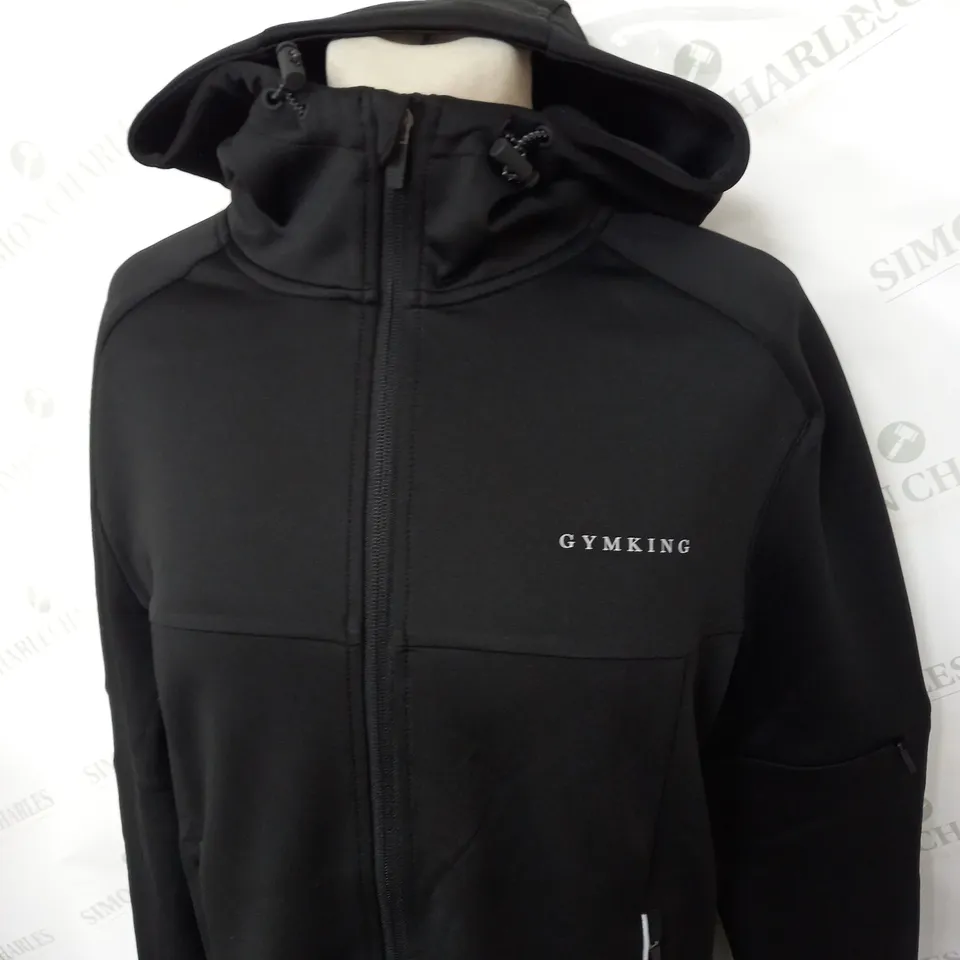 GYMKING ZIPPED TECH JACKET SIZE M