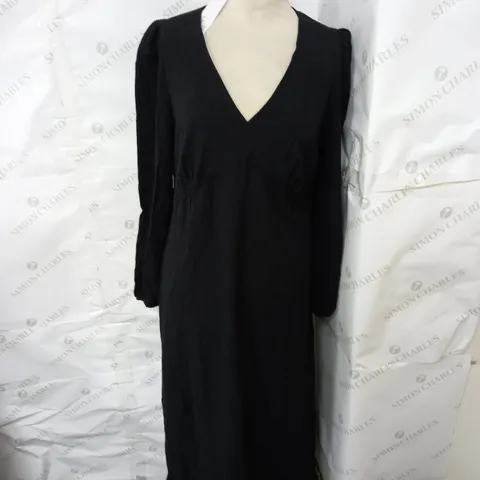 NOBODYS CHILD DELILAH MIDI DRESS V NECK UK 12