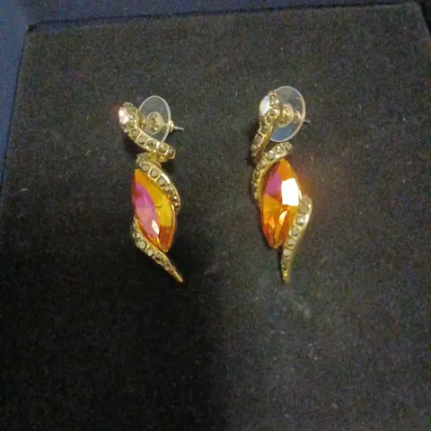 BUTLER & WILSON COILED SERPANT EARRINGS 