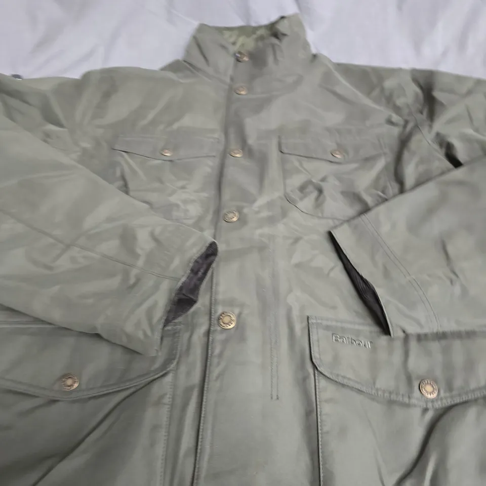 BARBOUR WAXED COTTON JACKET – SIZE L