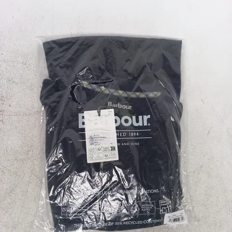BAGGED BARBOUR RESTON POLO SHIRT IN NAVY SIZE 3XL