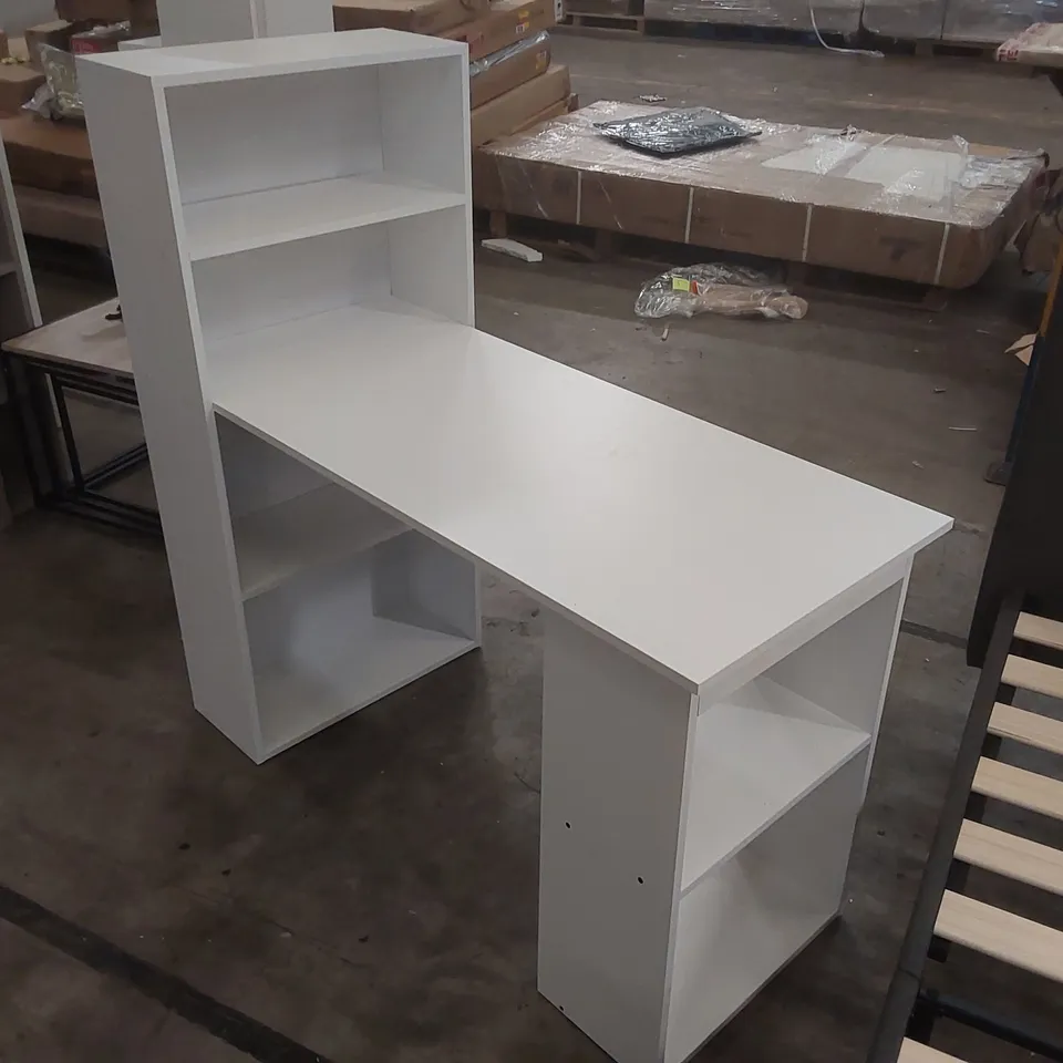 DESIGNER WHITE WOODEN DESK