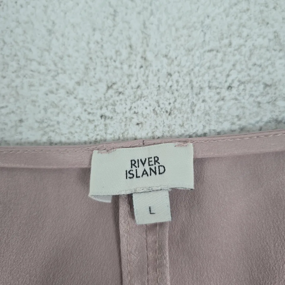 RIVER ISLAND PINK WOMEN'S TOP – UK SIZE L