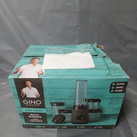BOXED GINO D'ACAMPO SOFT TOUCH MULTI BLENDER