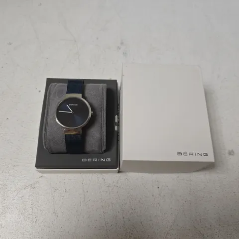 BOXED BERING TIME CLASSIC COLLECTION WATCH NAVY