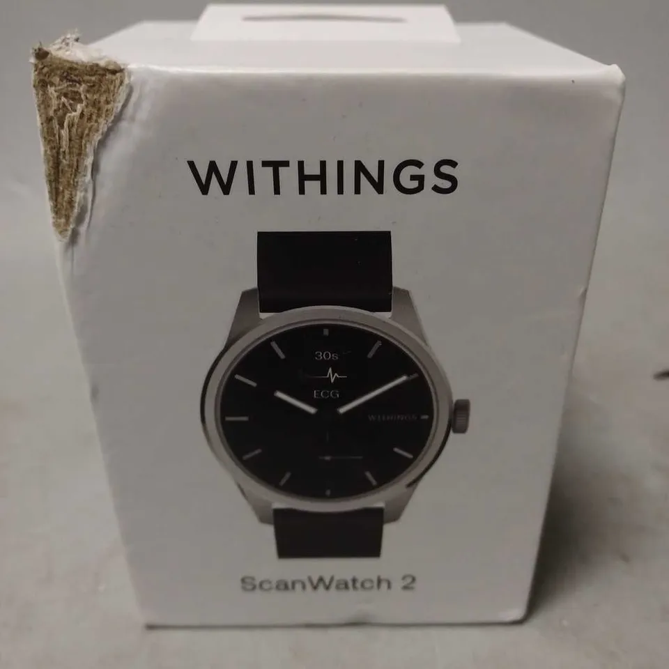 BOXED AND SEALED WITHINGS SCANWATCH2 