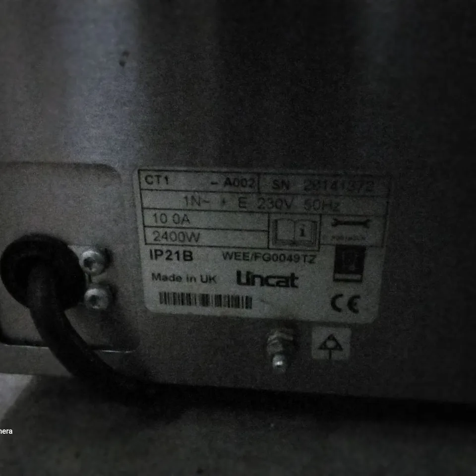 LINCAT DOUBLE SMOOTH PANINI CONTACT GRILL