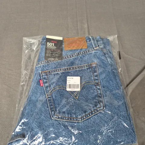 LEVIS STRAUSS 501 ORIGINAL CROPPED JEANS SIZE W28