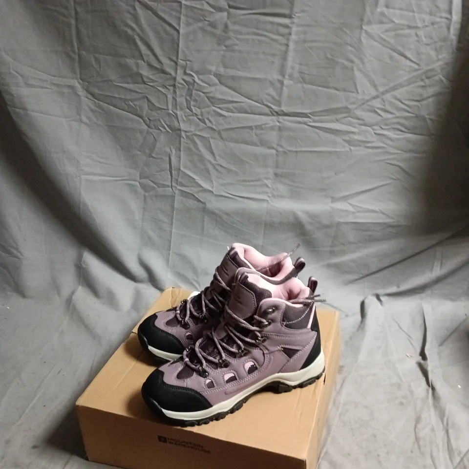 MOUNTAIN WAREHOUSE ADVENTURER WOMEN'S WATERPROOF WALKING BOOTS – LILAC, UK 4