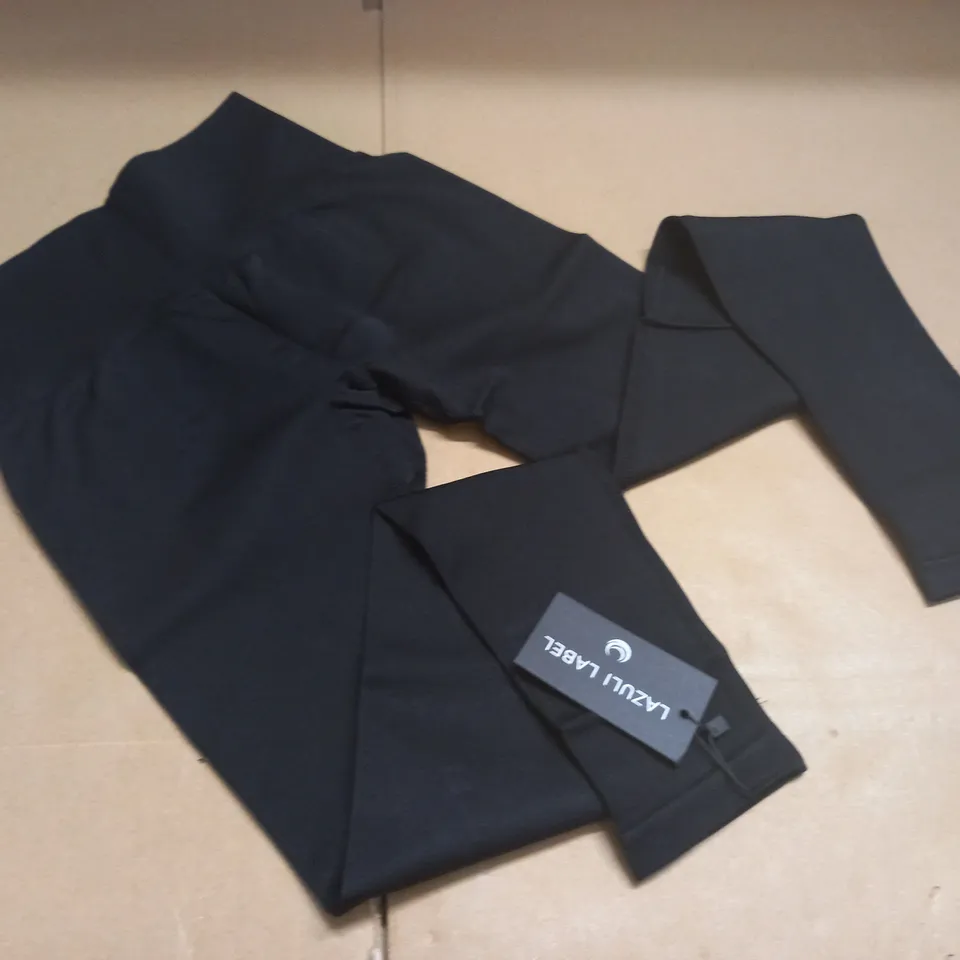 LAZULI LABEL BLACK TRAINING PANTS - XS