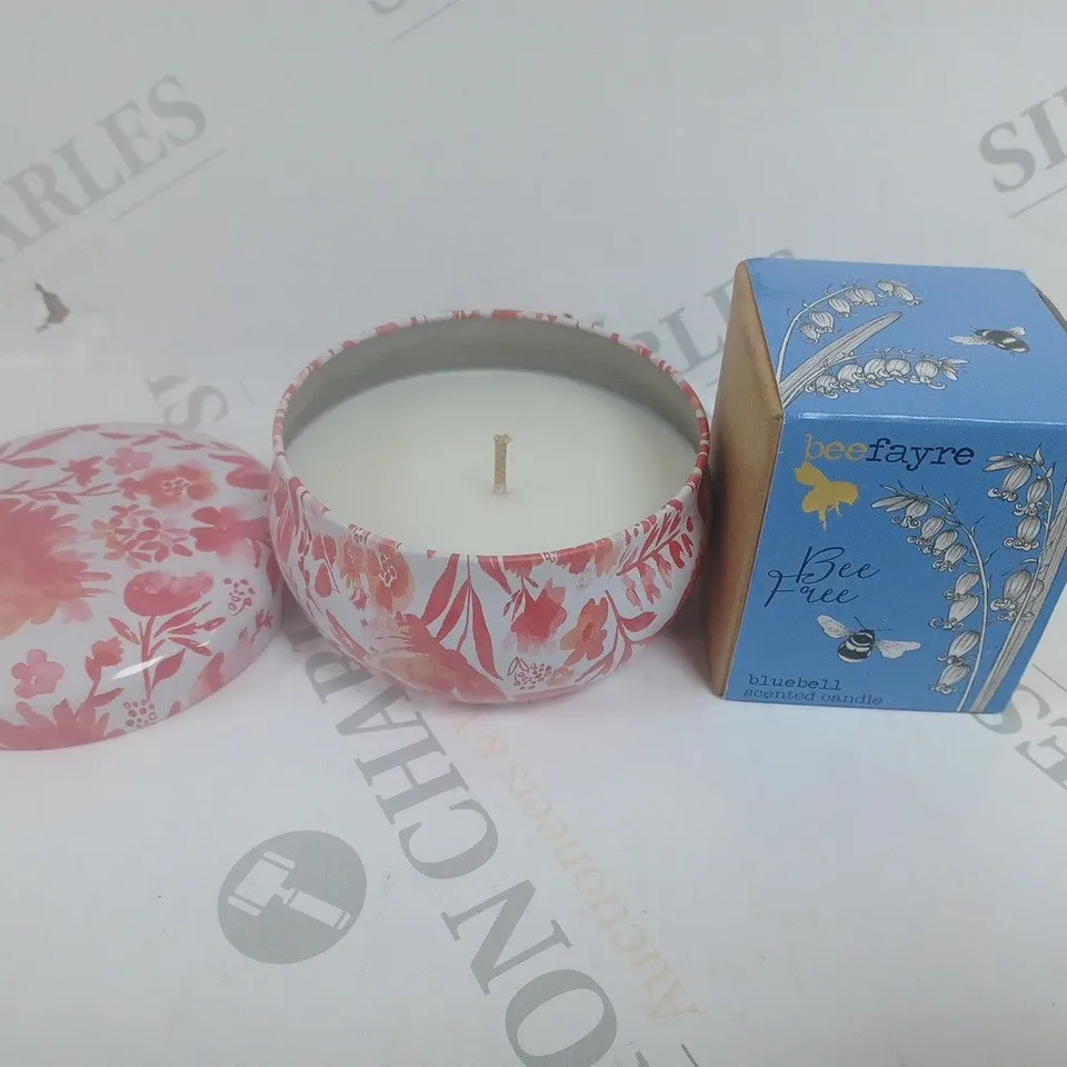 BOX OF TWO SCENTED CANDLES - PAINTERLY & BEEFAYRE