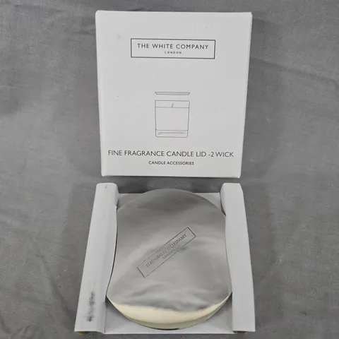 BOXED THE WHITE COMPANY FINE FRAGRANCE CANDLE LID 