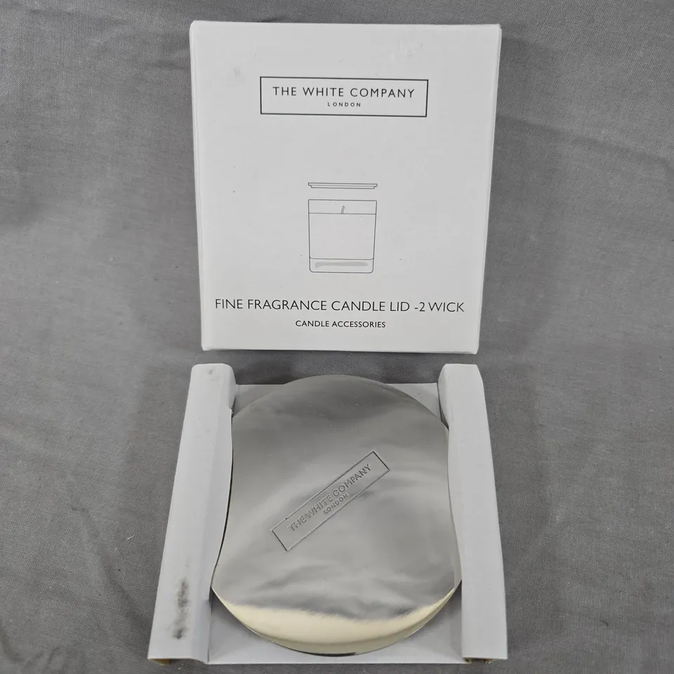 BOXED THE WHITE COMPANY FINE FRAGRANCE CANDLE LID 