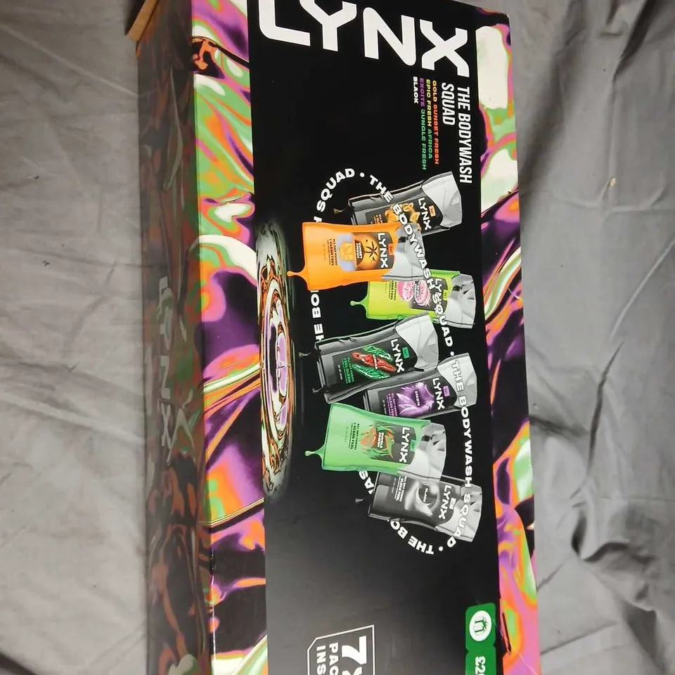 LYNX THE BODYWASH SQUAD GIFT SET – 7 X BODY WASH BOTTLES 