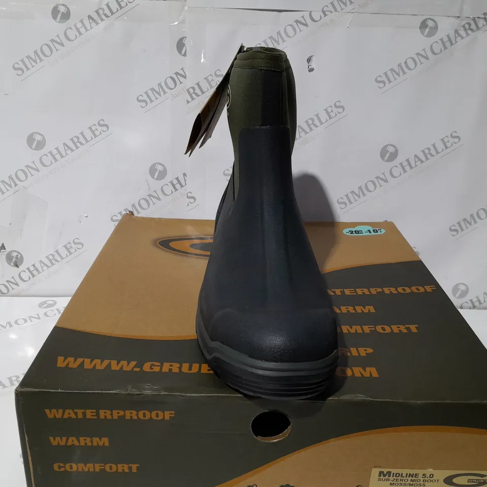 GRUBS MIDLINE 5.0 SUB ZERO MID BOOT IN MOSS - UK 9