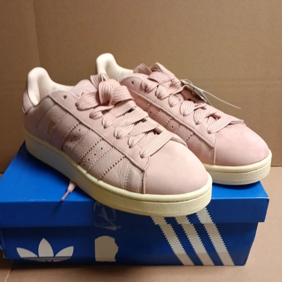 ADIDAS CAMPUS PINK SUEDE TRAINERS – UK 7