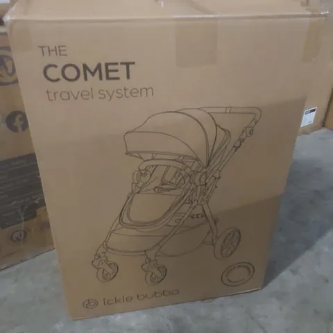 BOXED ICKLE BUBBA COMET TRAVEL SYSTEM - BLACK/SPACE GREY (1 BOX)