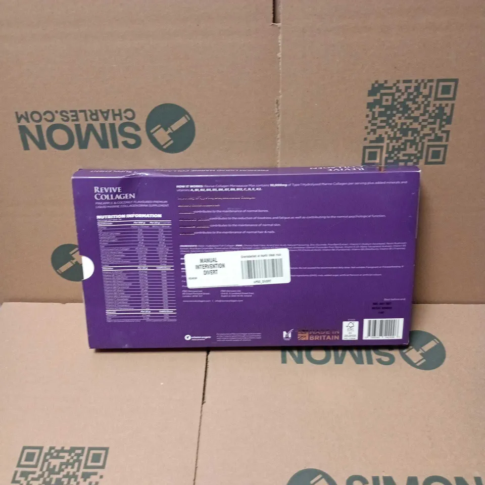 REVIVE COLLAGEN MENOPAUSE MAX PREMIUM LIQUID MARINE DRINK SUPPLEMENT BOXED