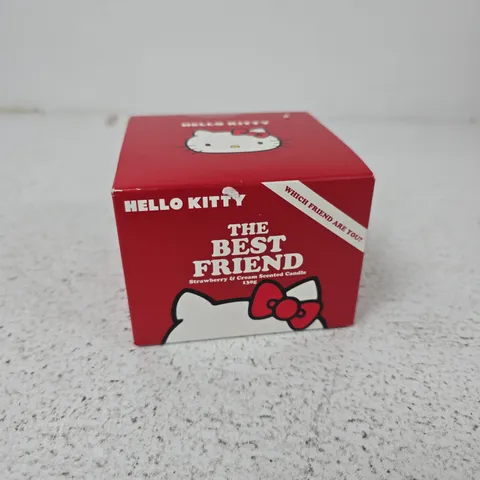 HELLO KITTY THE BEST FRIEND SCENTED CANDLE – STRAWBERRY & CREAM, 130G