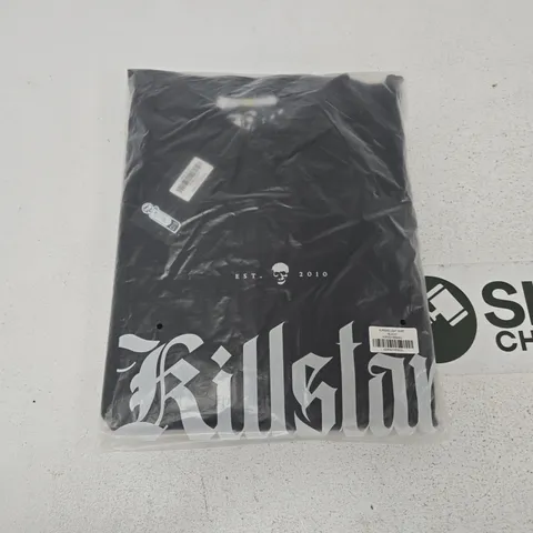 LOT OF APPROXIMATELY 20 BRAND NEW BAGGED KILLSTAR BURNING LIGHT SHIRTS IN BLACK - VARIOUS SIZES