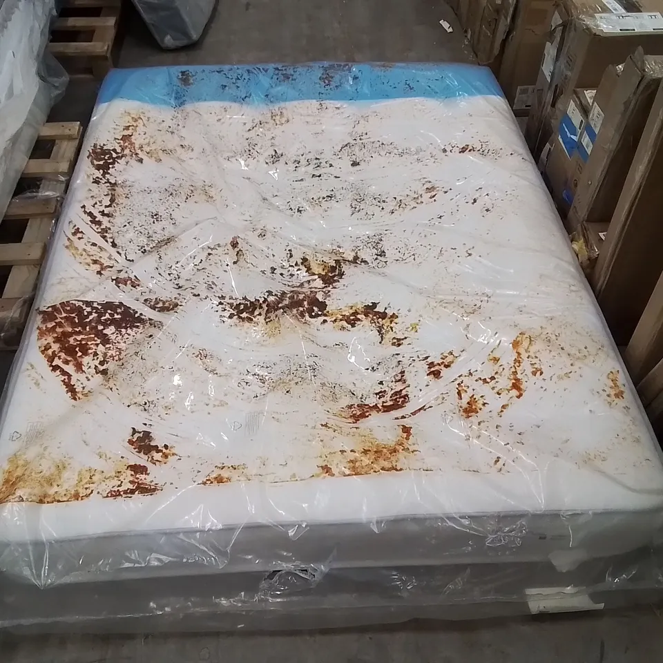 QUALITY BAGGED LILAC ORTHOPEDIC KINGSIZE MATTRESS 