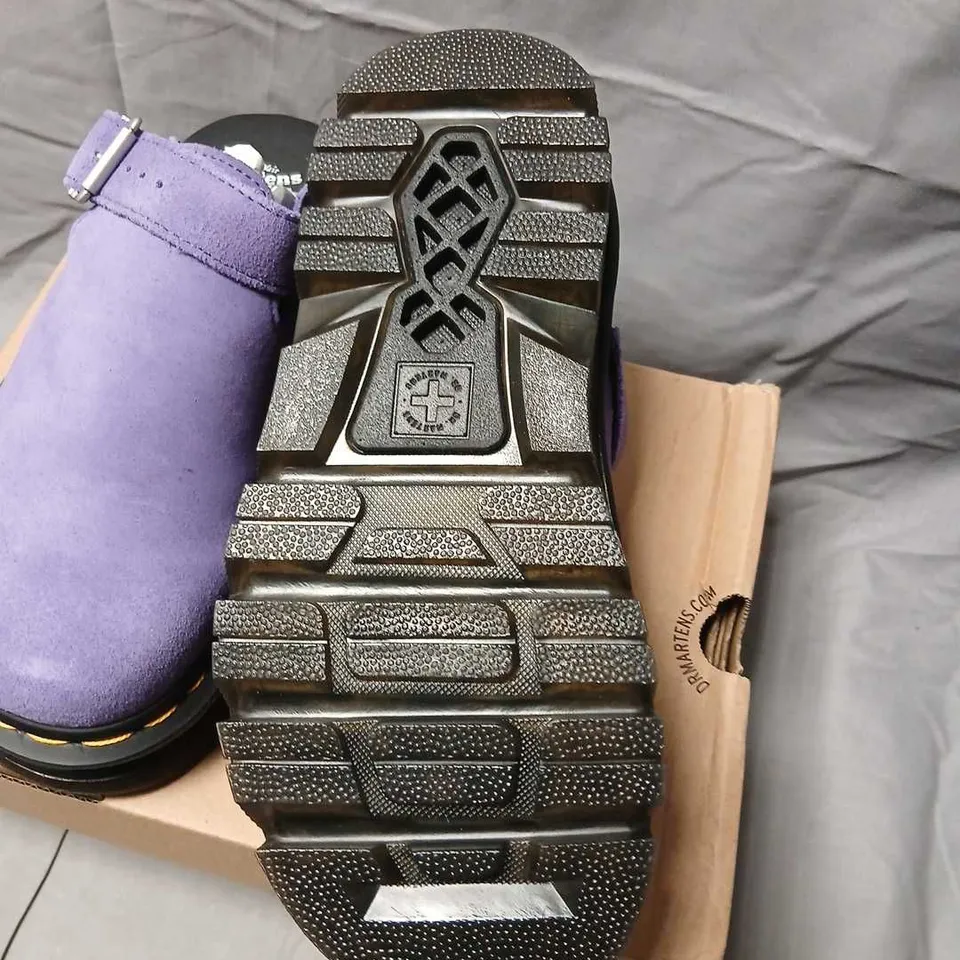 DR. MARTENS ZEBZAG MULE TWILIGHT PURPLE – SUEDE (UK 5 / EU 38 / US 6 / US 7)