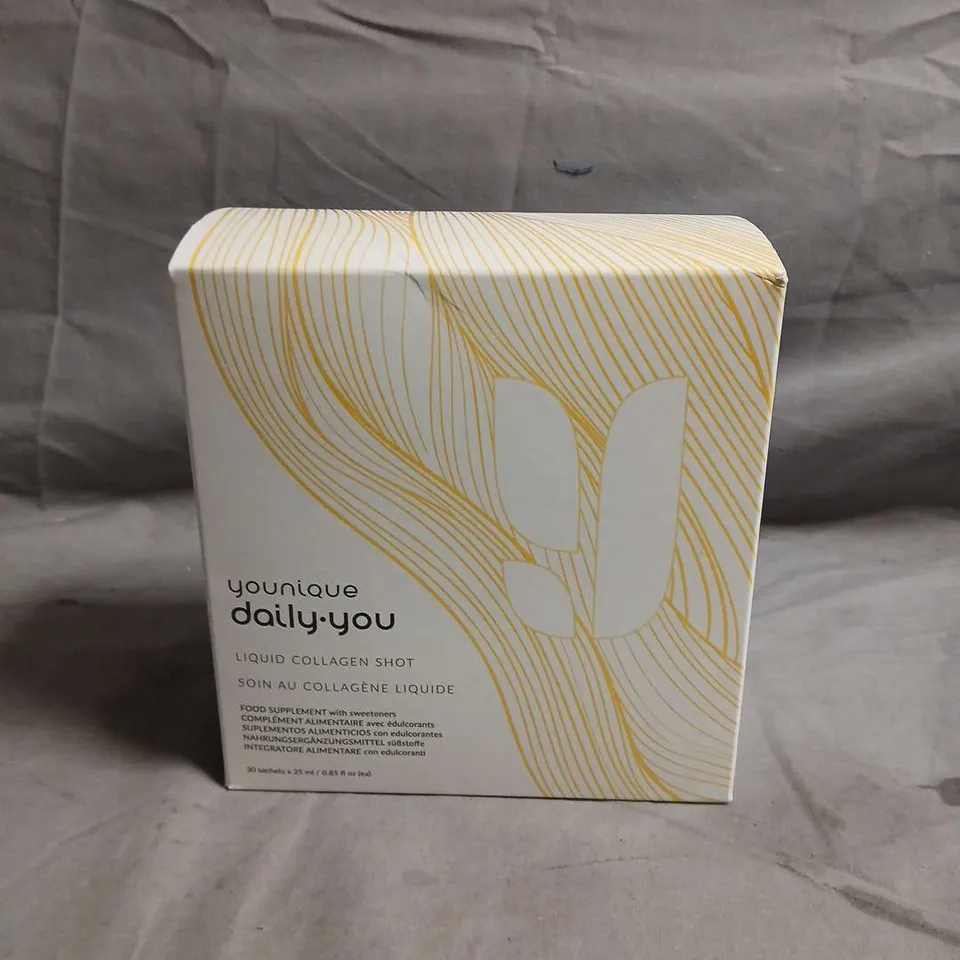 YOUNIQUE DAILY-YOU LIQUID COLLAGEN SHOT – BOXED - COLLECTION ONLY