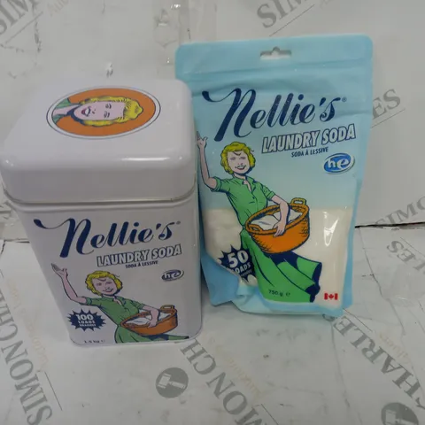 SET OF 2 NELLIE'S ALL-NATURAL LAUNDRY SODA