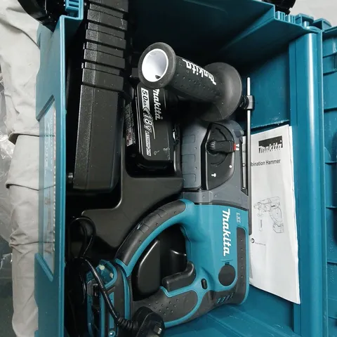 MAKITA DHR202RT1J 18V LXT CORDLESS ROTARY HAMMER DRILL – CARRY CASE