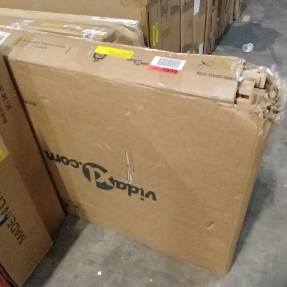 BOXED VIDA WOOD LAUNDRY HAMPER (1 BOX)